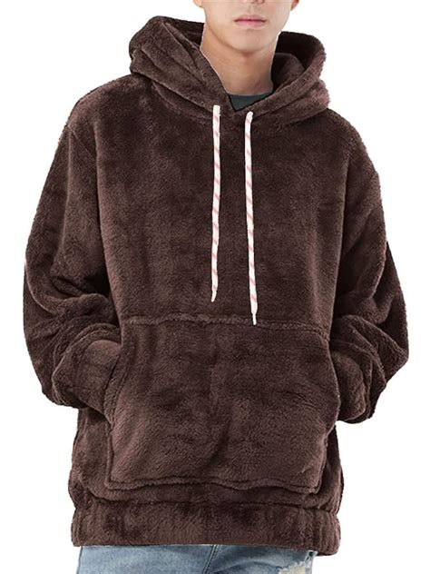 lv sherpa hoodie|Sweaters, Sweatshirts & Hoodies for Men .